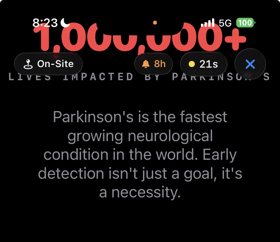 AEYRON impact — Parkinson's awareness